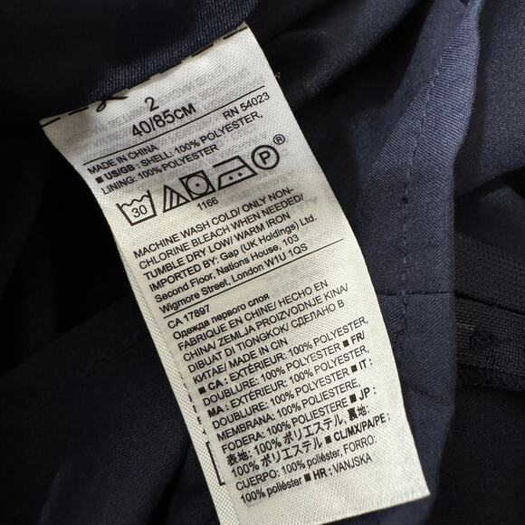 Banana Republic One Shoulder Bow Striped Blouse Size 2 NWT $78 - Picture 10 of 11